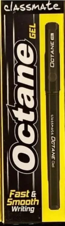 Classmate Octane Gel Pen- Black Pack of 1 Monobox